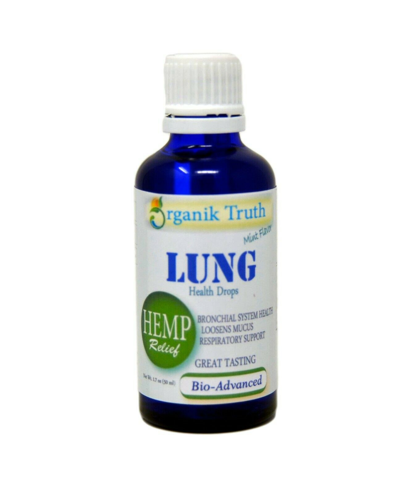 LUNG Health Drops HEMP Oil Bronchitis & Cough Lung Supplement ⋆