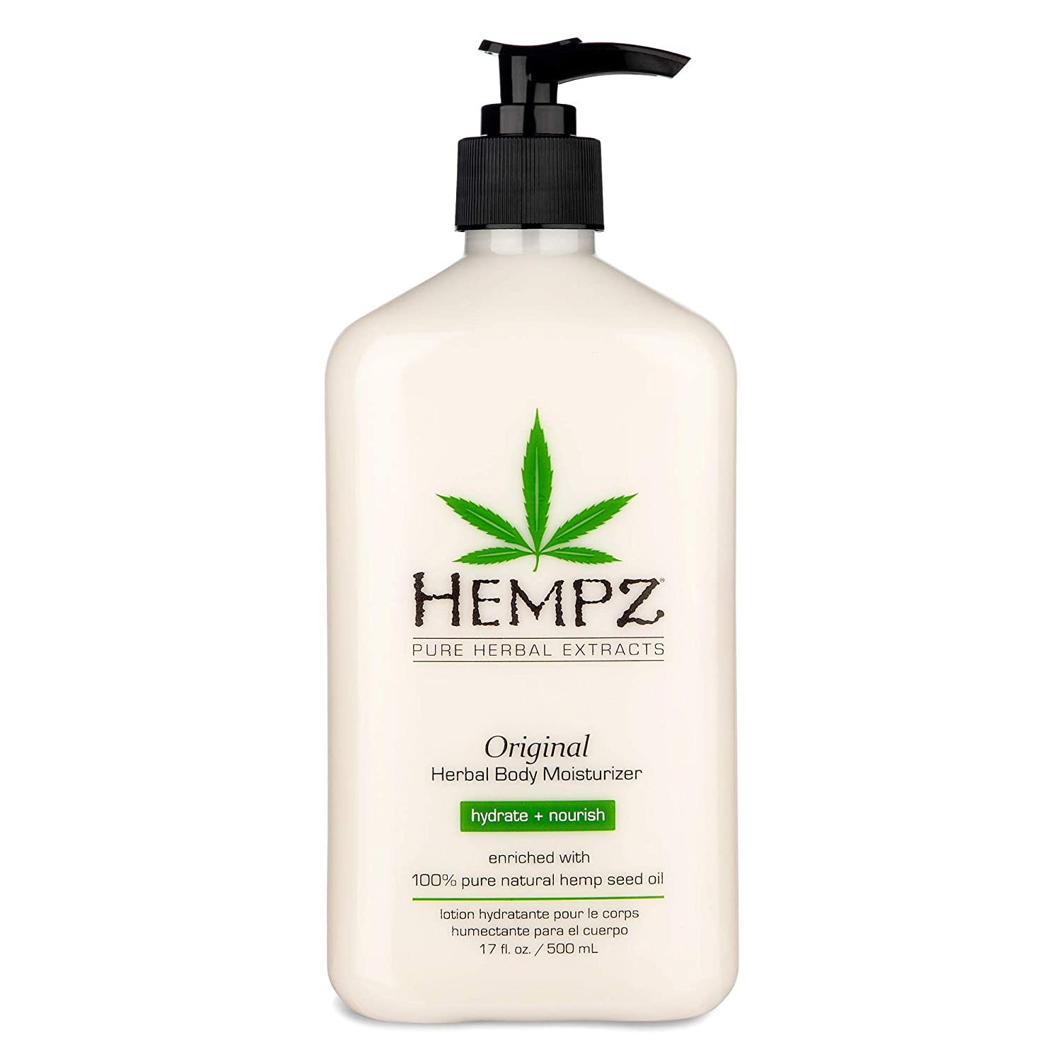 Original Natural Hemp Seed Oil Body Moisturizer Lotion with Shea Butter